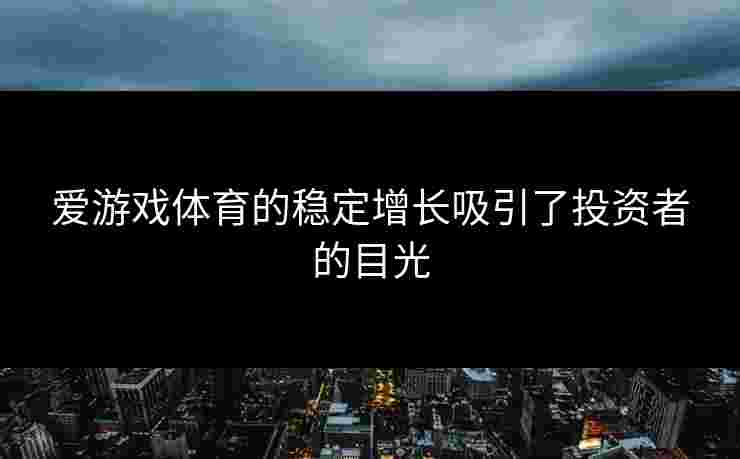 爱游戏体育的稳定增长吸引了投资者的目光