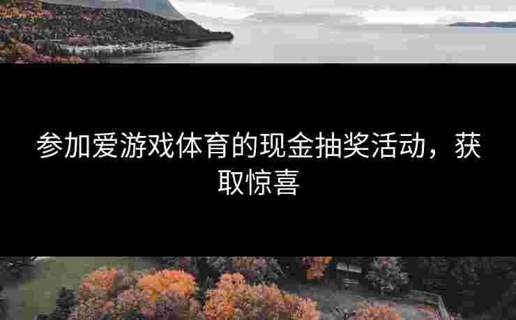 参加爱游戏体育的现金抽奖活动，获取惊喜