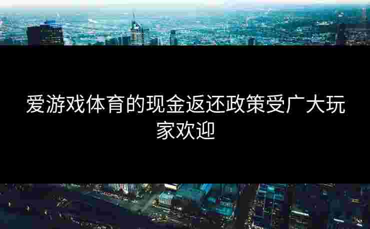 爱游戏体育的现金返还政策受广大玩家欢迎